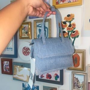 NWT!! Zara Denim Mini City Bag!!